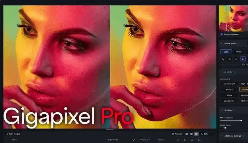 Topaz Gigapixel Pro for MacOS Download (Latest 2026)